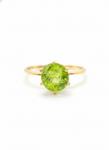 Gold Ring with Peridot