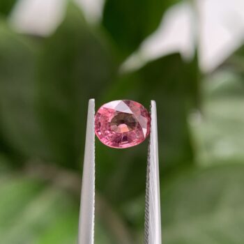 Natural Mahenge Spinel Gemstone: 1.26ct Vivid Pink Oval Brilliant, Untreated, Tanzania Origin