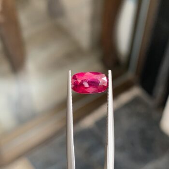 Natural Red Ruby 2.02 Carats, Cushion cut, Madagascar, unheated